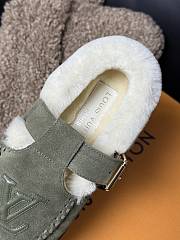 Fortok Louis Vuitton Colorado Comfort Mary Jane Shoes Green - 4
