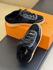 Fortok Louis Vuitton Lou Open Back Sneakers Black - 6