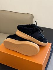 Fortok Louis Vuitton Lou Open Back Sneakers Black - 5