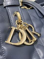Fortok Dior Toujours Bag Dark Blue 28.5x19x21cm - 4