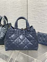 Fortok Dior Toujours Bag Dark Blue 28.5x19x21cm - 3