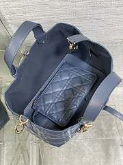 Fortok Dior Toujours Bag Dark Blue 28.5x19x21cm - 2