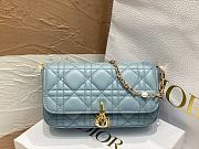 Fortok Dior My Dior Talk Phone Pouch Blue 18.5x10x4cm  - 1