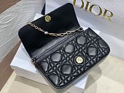 Fortok Dior My Dior Talk Phone Pouch Black 18.5x10x4cm  - 4