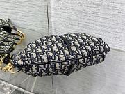 Fortok Dior Walk-in Dior Purse Blue Oblique Jac Jacquard 36x27cm - 6