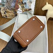 Fortok Hermes Mini Lindy Barenia Faubourg Leather Bag 19cm - 5