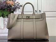 Fortok Louis Vuitton Georges Tote MM Bag Grey M23154 41x29x14cm - 1