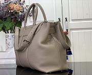 Fortok Louis Vuitton Georges Tote MM Bag Grey M23154 41x29x14cm - 4