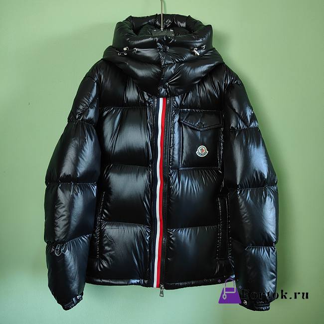 Fortok Moncler Webbing Down Jacket Black - 1