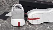 Fortok Prada America's Cup Grey Patent Leather and Technical Fabric Sneakers - 6