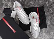 Fortok Prada America's Cup Grey Patent Leather and Technical Fabric Sneakers - 2