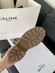 Fortok Celine Triomphe Rangers Mid Lace-up Boots in Brown - 4