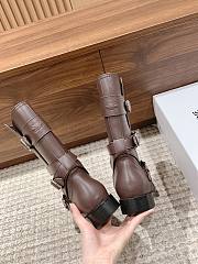 Fortok Celine Arc De Triomphe Punk Boots Dark Brown - 3