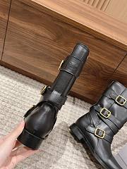 Fortok Celine Arc De Triomphe Punk Boots Black - 4