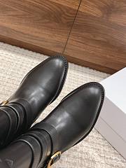 Fortok Celine Arc De Triomphe Punk Boots Black - 2