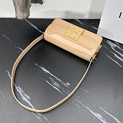 Fortok Dior Miss Flap Bag Beige Patent Calfskin 22x11x6cm - 3