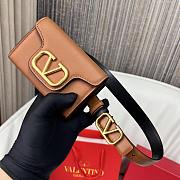 Fortok Valentino Waist Bag Brown 12.5x8.5cm - 6