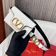 Fortok Valentino Waist Bag White 12.5x8.5cm - 4