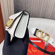 Fortok Valentino Waist Bag White 12.5x8.5cm - 2
