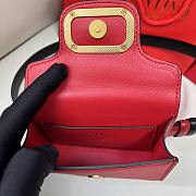 Fortok Valentino Waist Bag Red 12.5x8.5cm - 4