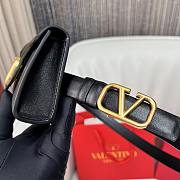 Fortok Valentino Waist Bag Black 12.5x8.5cm - 6