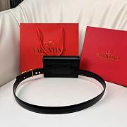 Fortok Valentino Waist Bag Black 12.5x8.5cm - 4