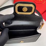 Fortok Valentino Waist Bag Black 12.5x8.5cm - 2
