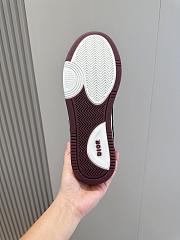 Fortok Dior B57 High Top Sneakers Burgundy - 6