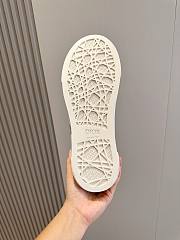 Fortok Dior B33 Gray Smooth Calfskin and Dior Oblique Jacquard Leather Low Top Sneakers - 3