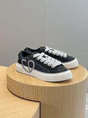 Fortok Dior B33 Black Smooth Calfskin and Dior Oblique Jacquard Leather Low Top Sneakers - 1