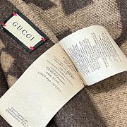 Fortok Gucci Double-Sided Cashmere Cape 140x200cm - 6