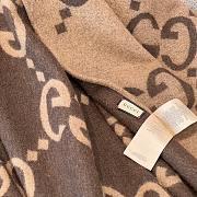 Fortok Gucci Double-Sided Cashmere Cape 140x200cm - 2