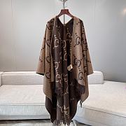 Fortok Gucci Double-Sided Cashmere Cape 140x200cm - 1