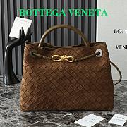 Fortok Bottega Veneta Andiamo Suede Bag Brown 80842 32x24x12cm - 1