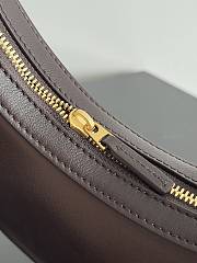 Fortok Bottega Veneta Hula Hoop Shoulder Bag Dark Brown 794902 28x27x6cm  - 2