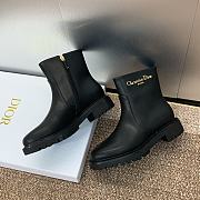 Fortok Dior D-Town Ankle Boot Black Brushed Calfskin - 4