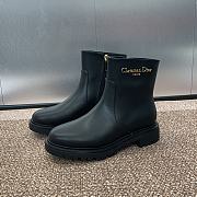 Fortok Dior D-Town Ankle Boot Black Brushed Calfskin - 2