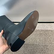 Fortok Dior D-Town Long Boot Black Brushed Calfskin - 6