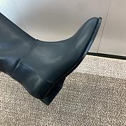 Fortok Dior D-Town Long Boot Black Brushed Calfskin - 3