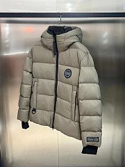 Fortok Canada Goose Label Down Jacket Beige - 3