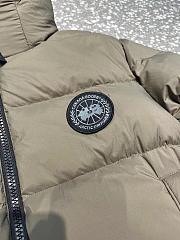Fortok Canada Goose Label Down Jacket Beige - 5