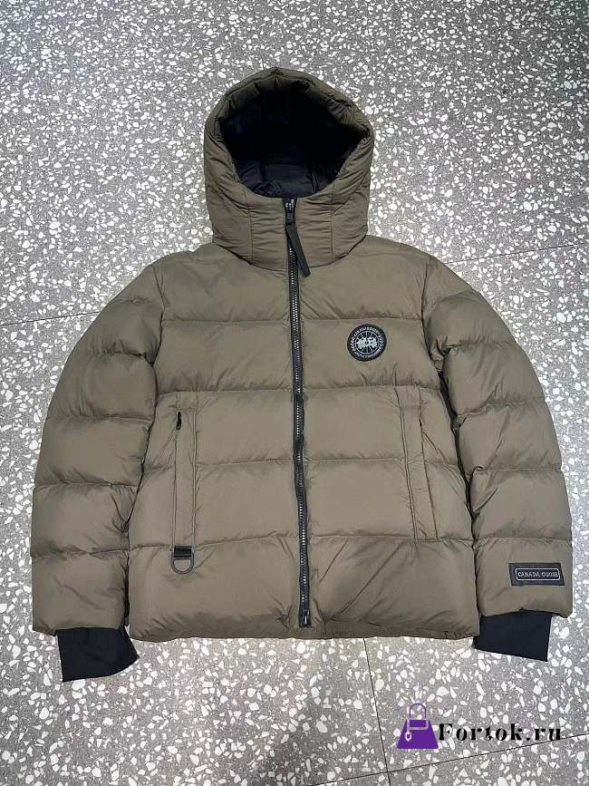 Fortok Canada Goose Label Down Jacket Beige - 1