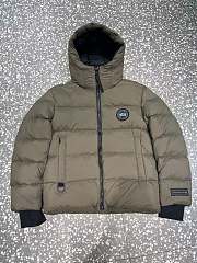 Fortok Canada Goose Label Down Jacket Beige - 1