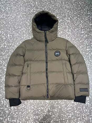 Fortok Canada Goose Label Down Jacket Beige