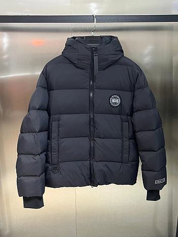 Fortok Canada Goose Label Down Jacket Black