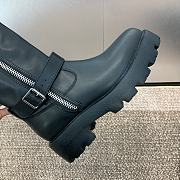 Fortok Dior D-Major Punk Style Boots Black - 4