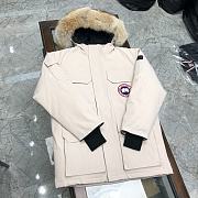 Fortok Canada Goose Liberty Parka Down Jacket Cream - 1