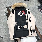 Fortok Canada Goose Liberty Parka Down Jacket Cream - 3