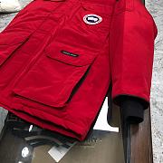 Fortok Canada Goose Liberty Parka Down Jacket Red - 5