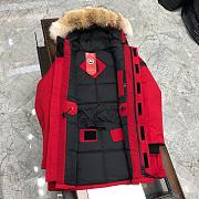 Fortok Canada Goose Liberty Parka Down Jacket Red - 3